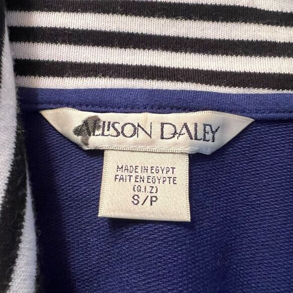 Allison Daley blue full zip vest. Size small - Picture 3 of 7